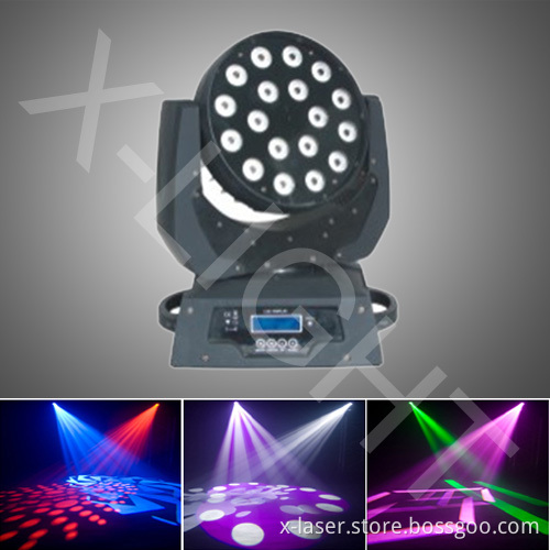 LED 18PCS Full Color Moving Head Light